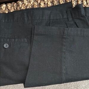 Black Dress Pants Classic Straight-Leg